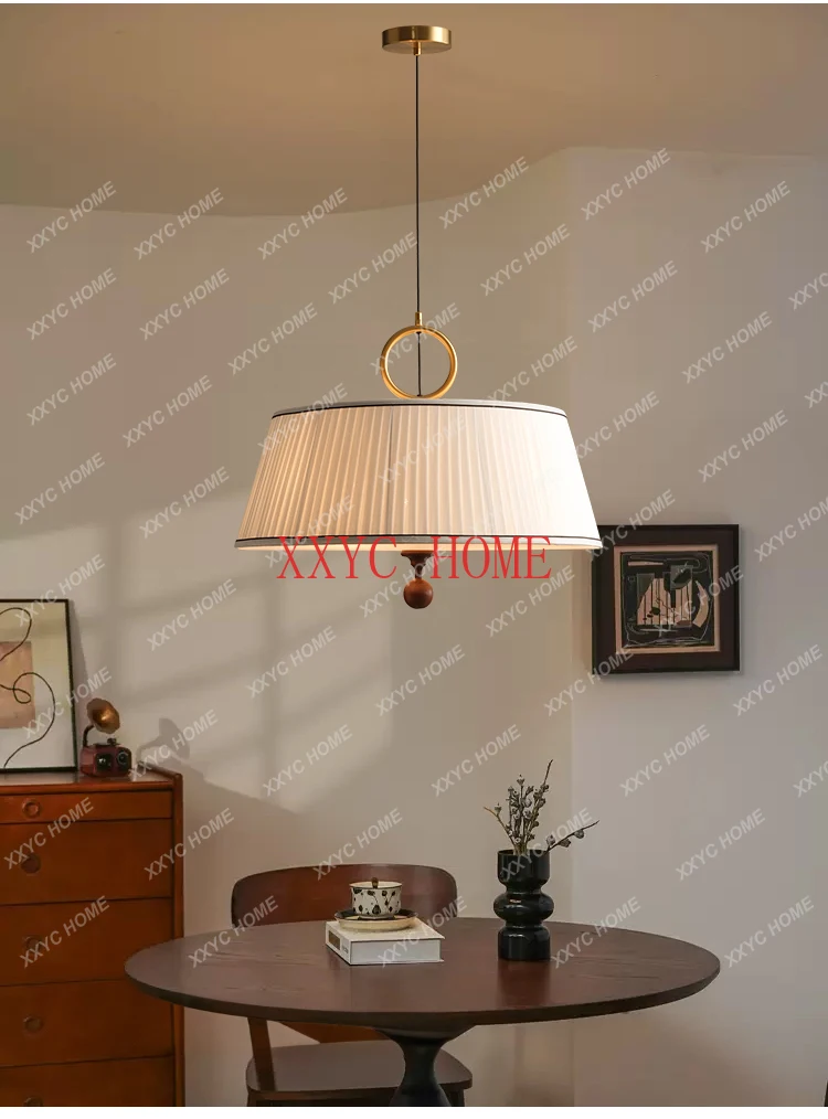 

Antique Style French Simplicity Chandelier Bedroom Dining Room Bedside Bar Art Cozy and Romantic Hanging Line Lamp