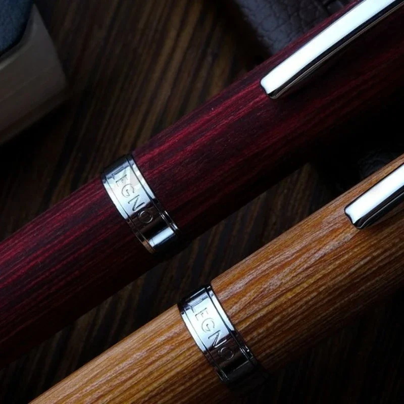 new-pilot-ble-250k-hippo-wood-ballpoint-pen-black-wooden-ball-pens-business-office-high-quality-writing-rpllerball-pen