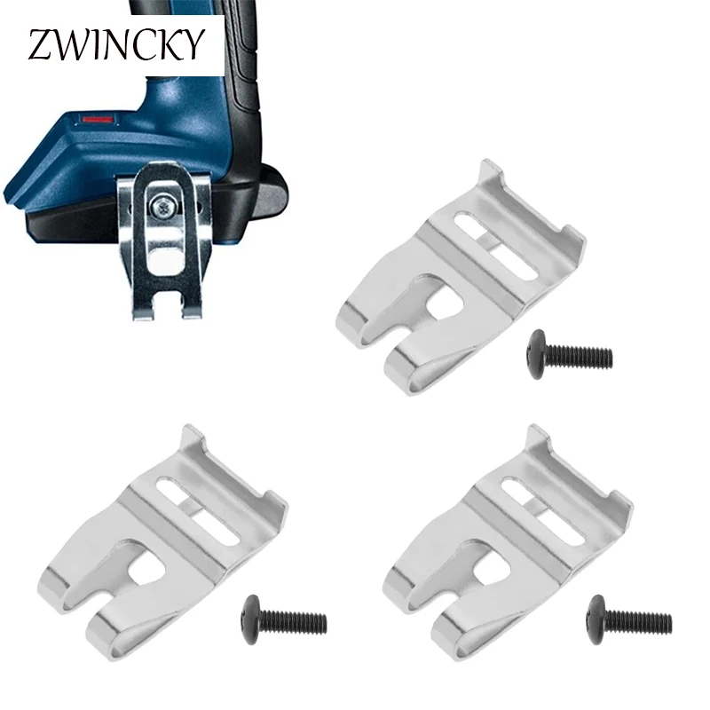 Gancho de Clip de cinturón de piezas para taladros inalámbricos Bosch, accesorios de herramientas eléctricas de 18V, 1/2/3, 26618, 25618