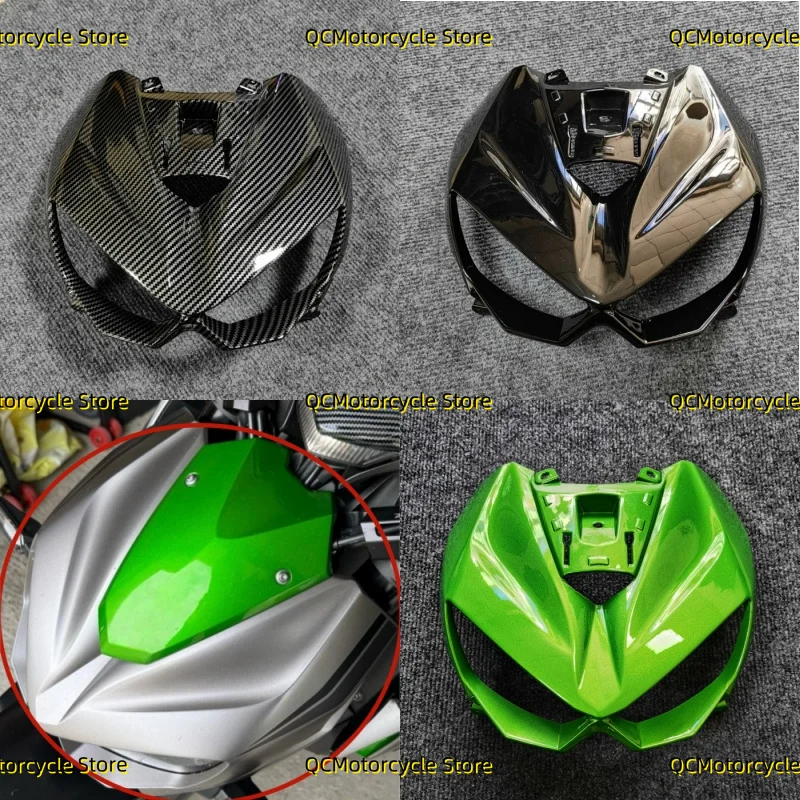 

Motorcycle Front Upper Fairing Headlight Cowl Nose Fit for Kawasaki Z1000 2014 2015 2016 2017 2018 2019-2023