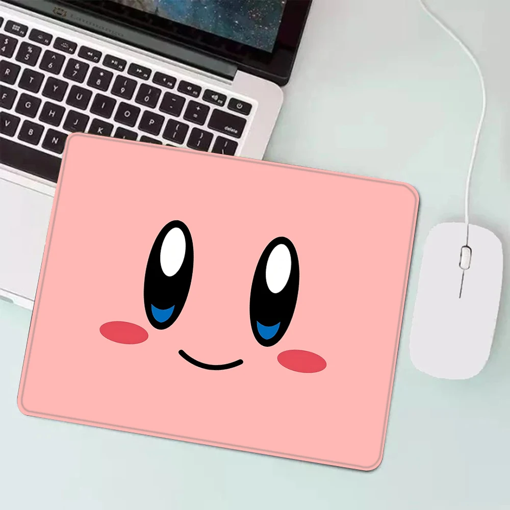 Fashion Cartoon Cute Kirbies Gaming Mouse Pad XS Small Mousepad for PC Gamer Desktop Decoration Office Mouse Mat Deskmat Rug