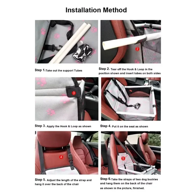 Multi-function small and medium-sized pet car seat luxury waterproof travel safety bed 0000