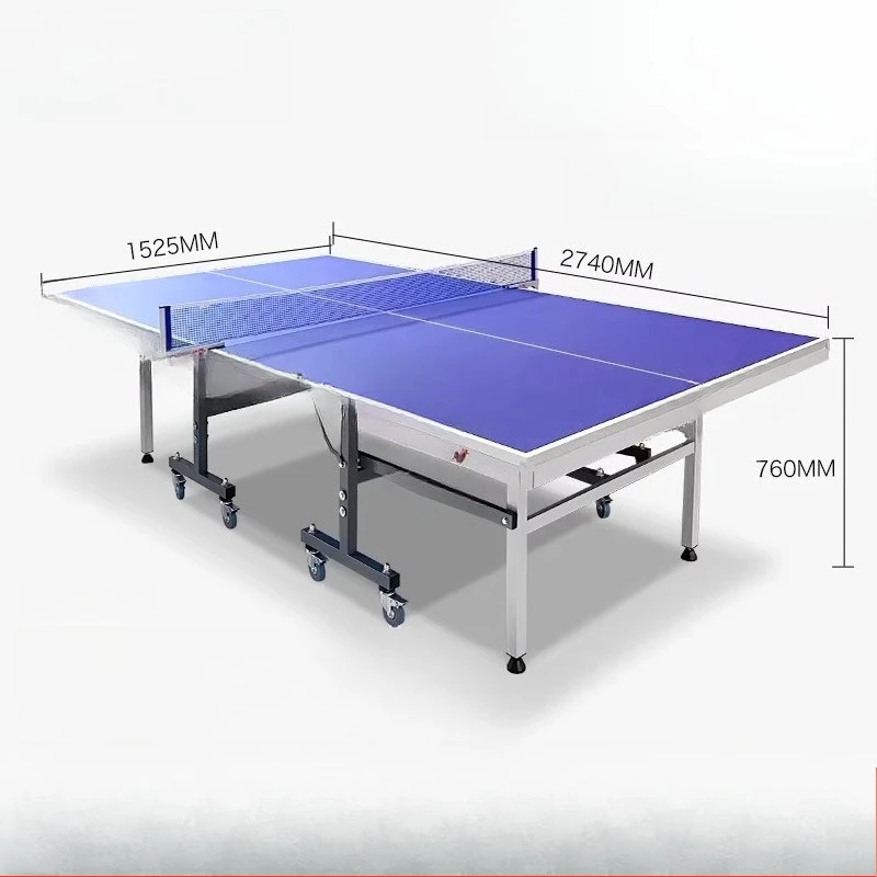 Table tennis 201a foldable tennis table, indoor standard household portable single tennis