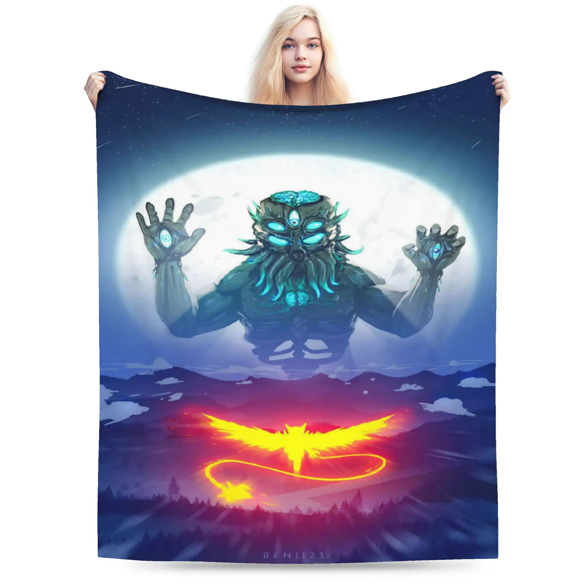Cozy Terrarias Blanket Merch Bed Decorative  Throw Blankets Lightweight Thin Velvet for Car