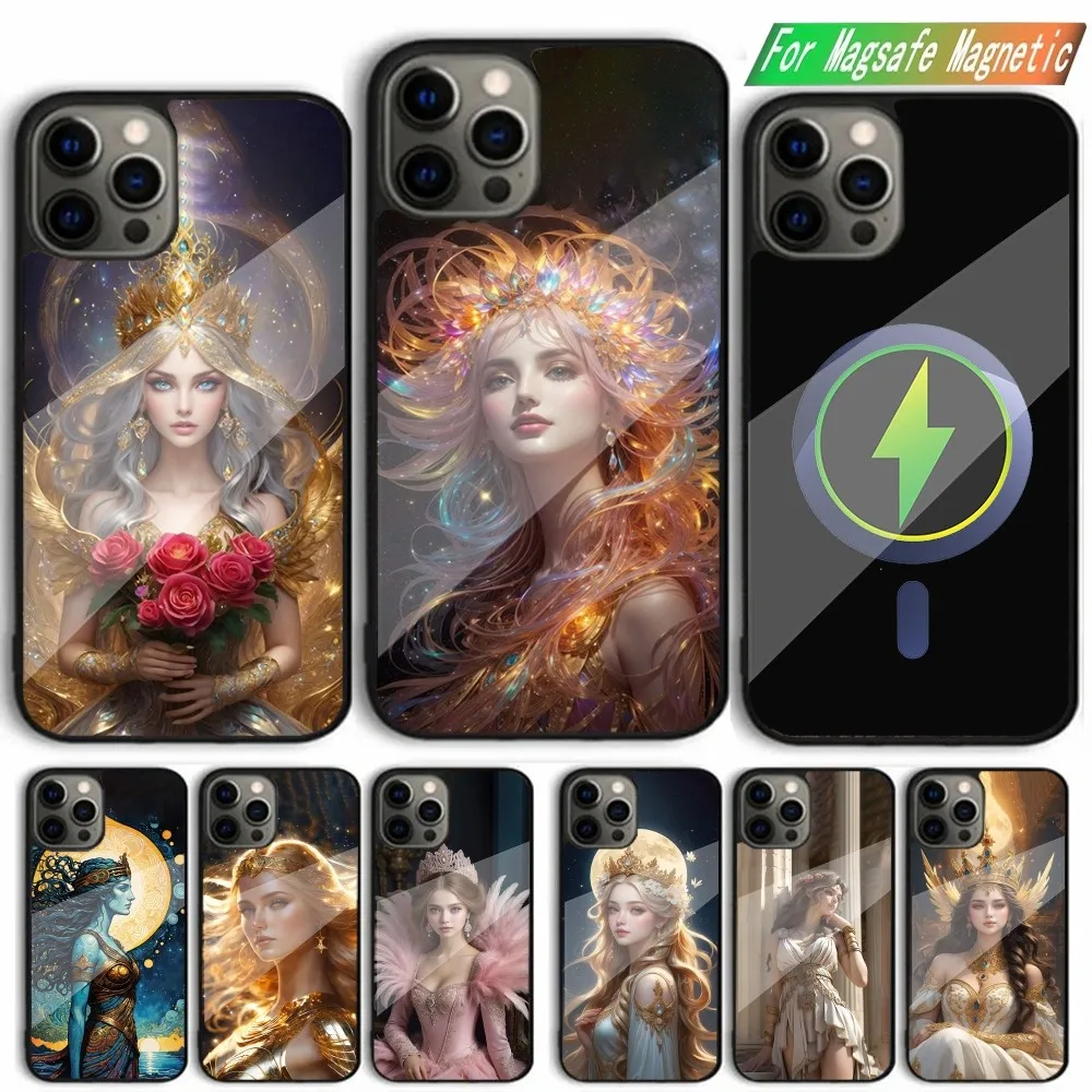 Greek Mythology A-Athena Phone Case For iPhone 15,14,13,12,11,Plus,Pro,Max Mini Magsafe Magnetic Wireless Charging