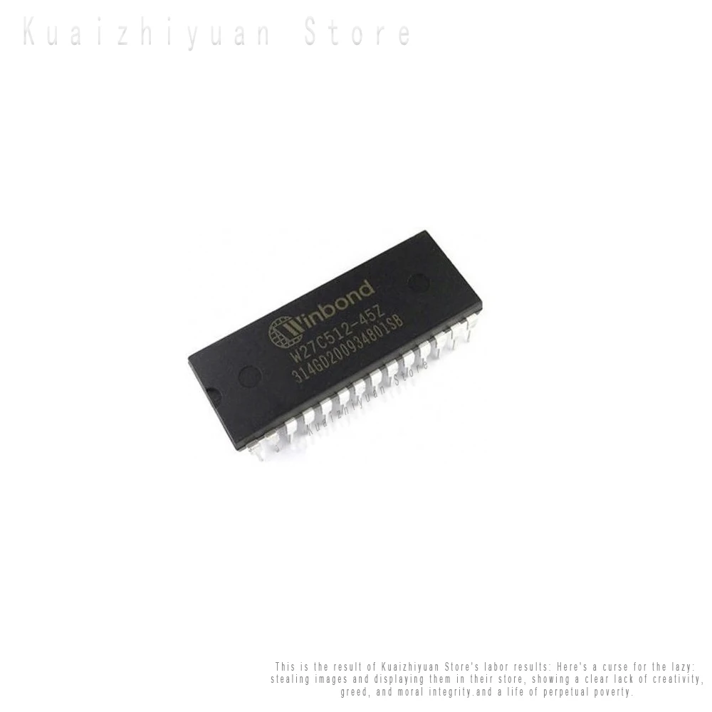 10PCS/Lot New And Original W27C512-45Z W27C512-45 W27C512 Memory Chips DIP28 Electronic Components Quality Goods