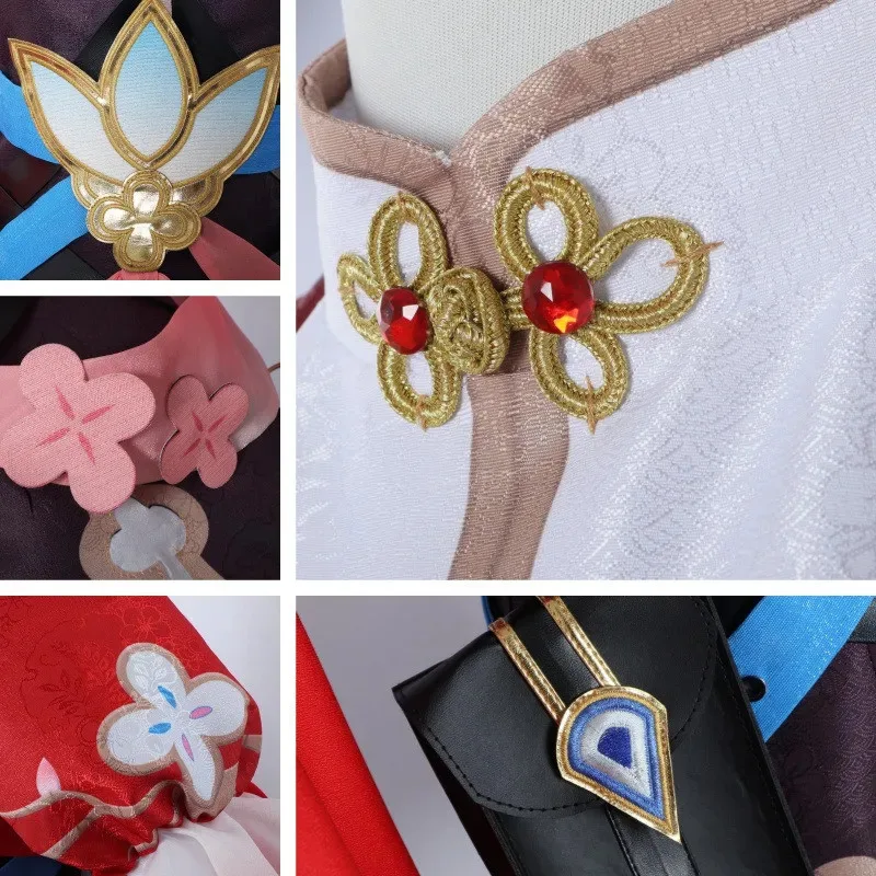 Juego Honkai: Star Rail 7 de marzo, conjunto completo de disfraz de Cosplay, vestido de uniforme con accesorios, traje de Carnaval de Halloween para mujer y niña