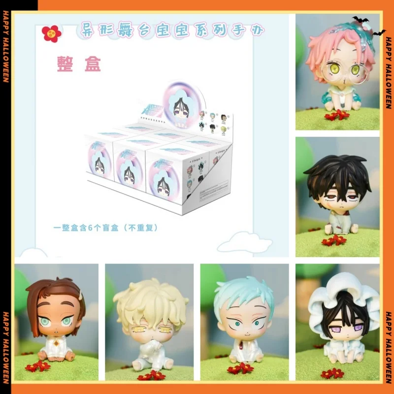 

В наличии, новинка 2025, серия Alien Stage Baby, слепая коробка, миниатюрная модель, украшение для учебы, детская коллекция игрушек, рождественские подарки