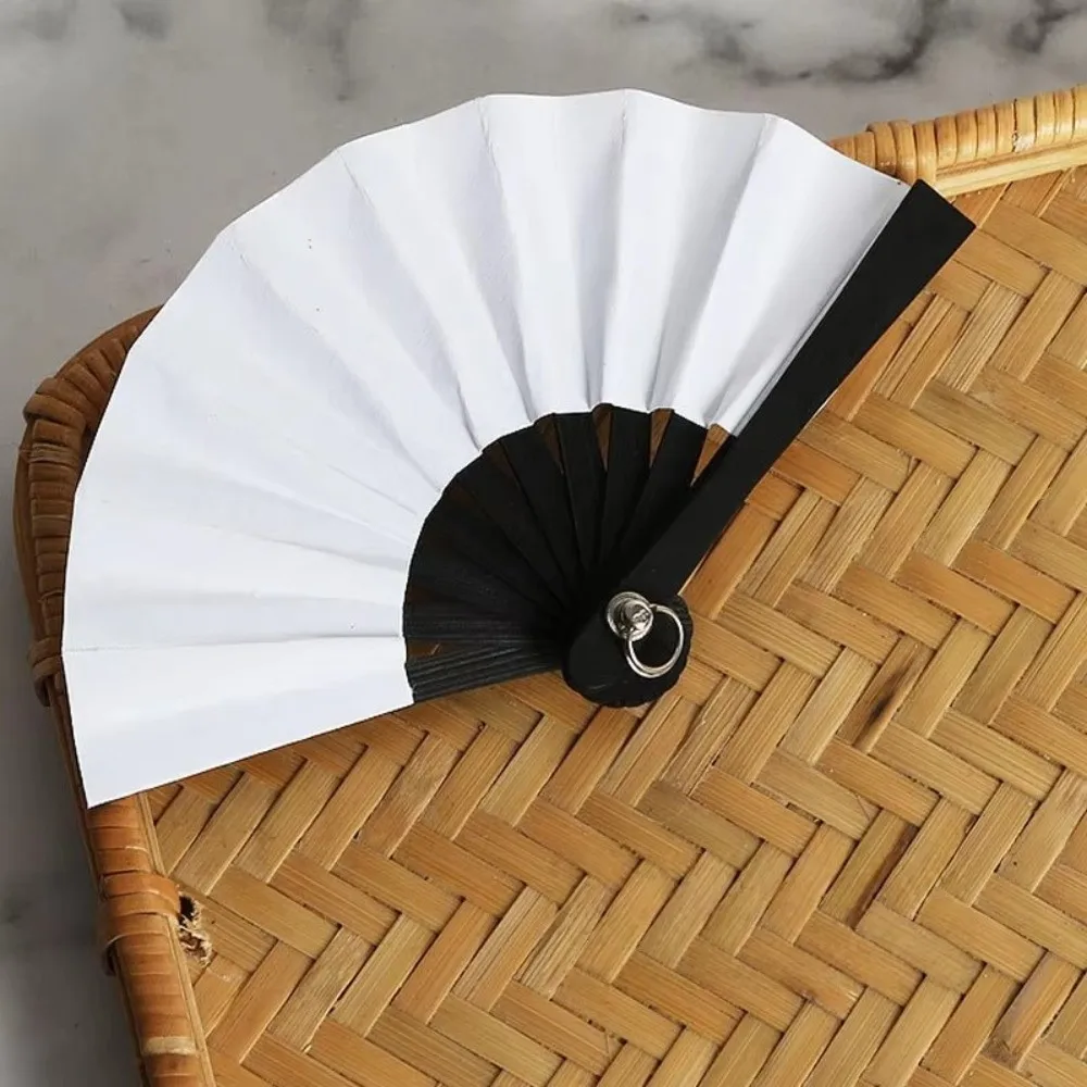 Portable 8Cm Size Handheld Fan Wall Hanging Handmade Mini Folding Fan Chinese Style Photo Props Doll Craft Fan Party Decor