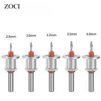 5PCS 8mm Shank Countersink Drill Bit Set Adjustable Wood Working Cnc Router Bits Alloy Drill Bit Screw Milling Cutter Tools