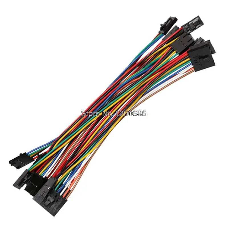 

150MM 24AWG 2.54 SL 70430 Modular Connectors Single Row 0015388020 0015388030 0015388040 0015388050 2.54MM Cable Assembly