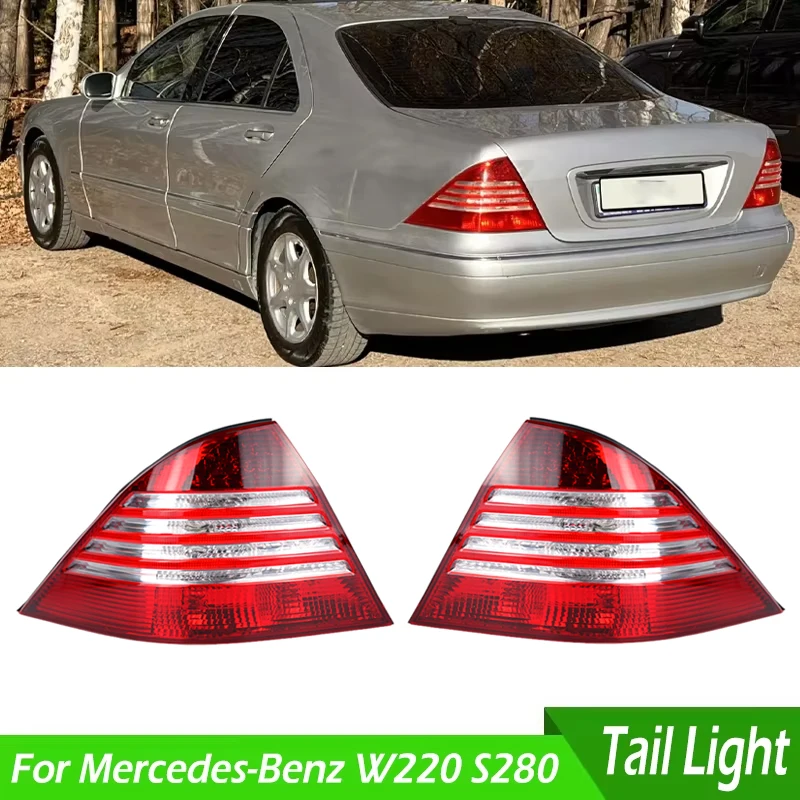 

A2208200764 A2208200864 Car LED Rear Brake Tail Light Taillights For Mercedes-Benz W220 S280 S300 S320 S350 S500 S600 2002-2005