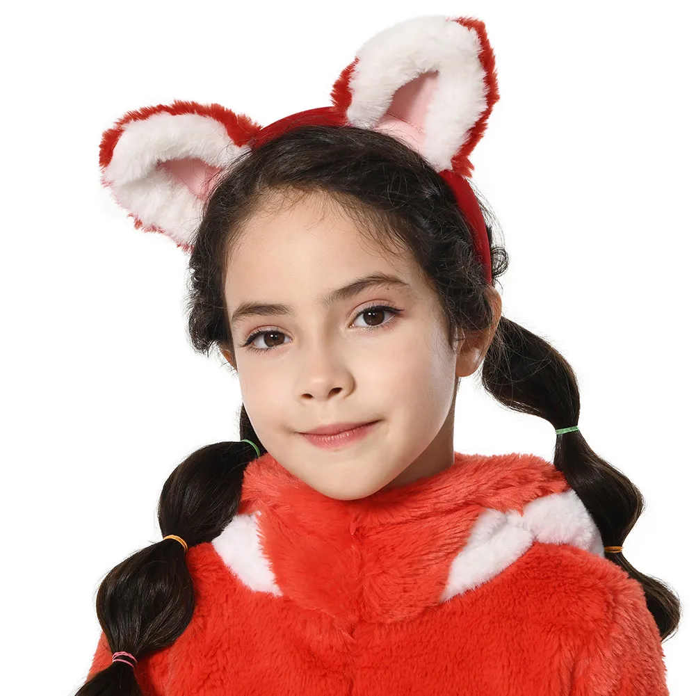 Movie Cartoon Turn To Red Abby Cosplay Costume Accessories Red Panda Headband For Girl Women Roleplay Fantasia Headwear