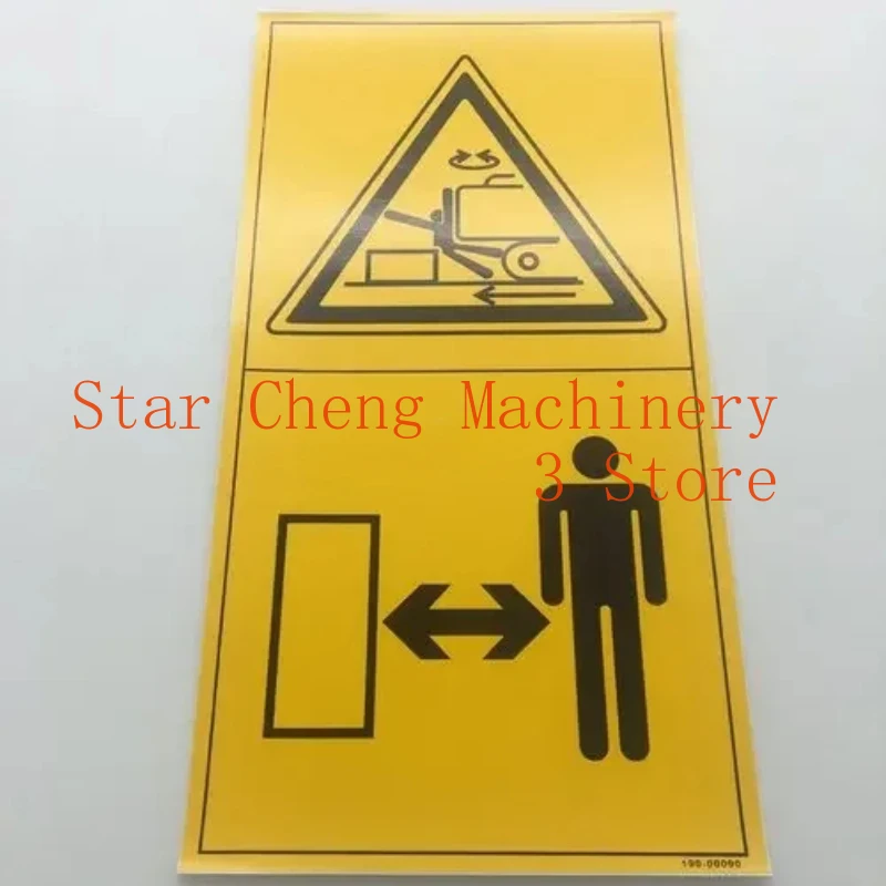 FILM WARNING Excavator 520-4810 228-2781 Sticker Komatsu PC Hitachi kobelco modern kubota small warning label warning label New