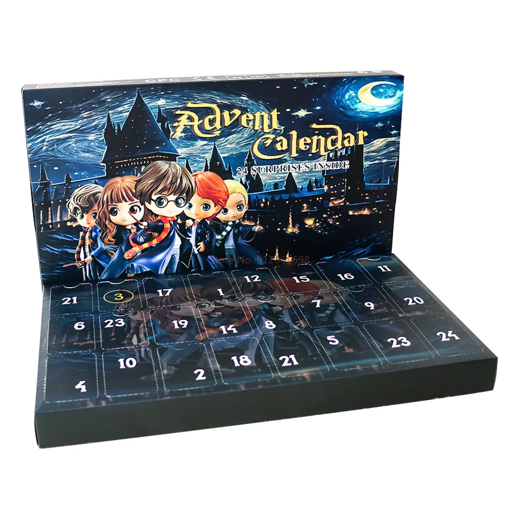 Harry Potter Mystery Toy Advent Calendar Christmas Festive Atmosphere Decorated Gift 24-day Countdown To Surprise Blind Box Gift