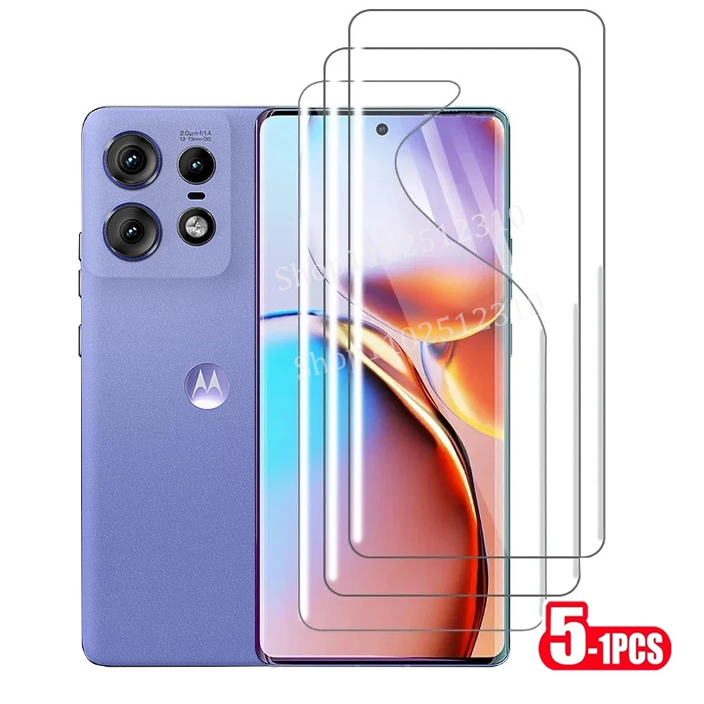 1-5 SZTUK dla Motorola Edge 50 Pro Folia hydrożelowa dla Moto Edge 40 30 Pro Ultra G84 G73 G60 G54 G53 G52 Ochrona ekranu bez szkła