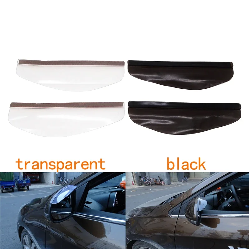 1 Pair Universal Car Rearview Mirror Rain Eyebrow Car Rear View Side Rain Snow Guard Sun Visor Shade Protector