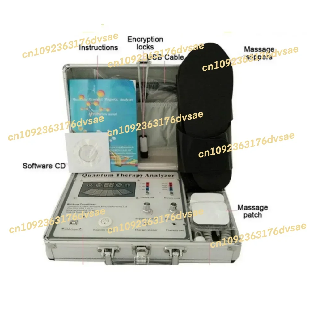 

Massage treatment therapy quantum resonance magnetic analyzer