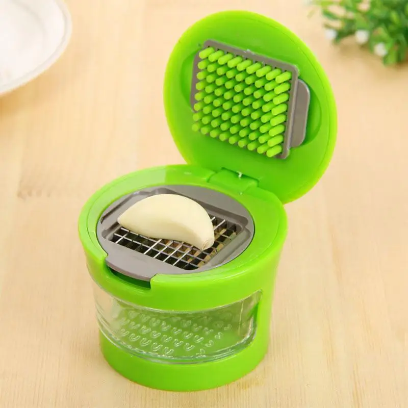 1pc Manual Garlic Press Garlic Mincer Ginger Crusher Kitchen Tool Grater Cutter Peeler Trituradror De Alho Kitchen Accessories