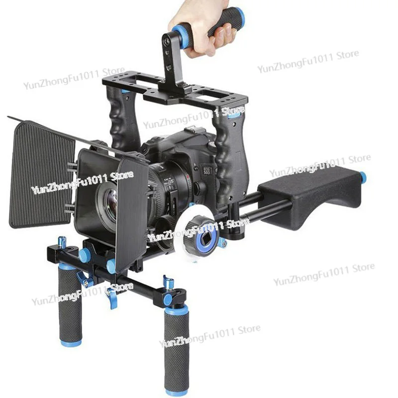 Rig Shoulder Video Camera Stabilizer Support Cage/Matte Box/Follow Focus For Camera Camcorder shoulder holder equipment