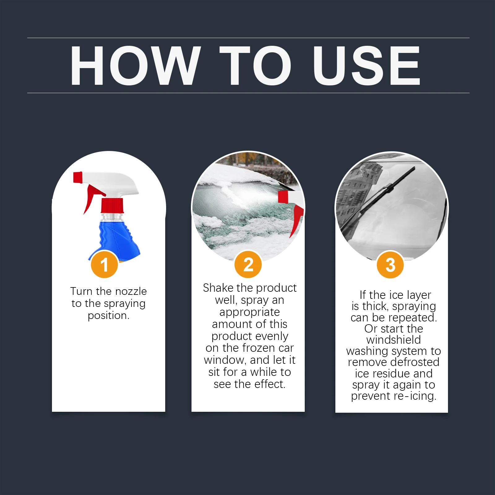 نافذة السيارة وكيل إزالة الجليد لحظة مكافحة الضباب وإزالة الجليد الغبار رؤية واضحة الشتاء نافذة السيارة إزالة الجليد رذاذ الملحقات