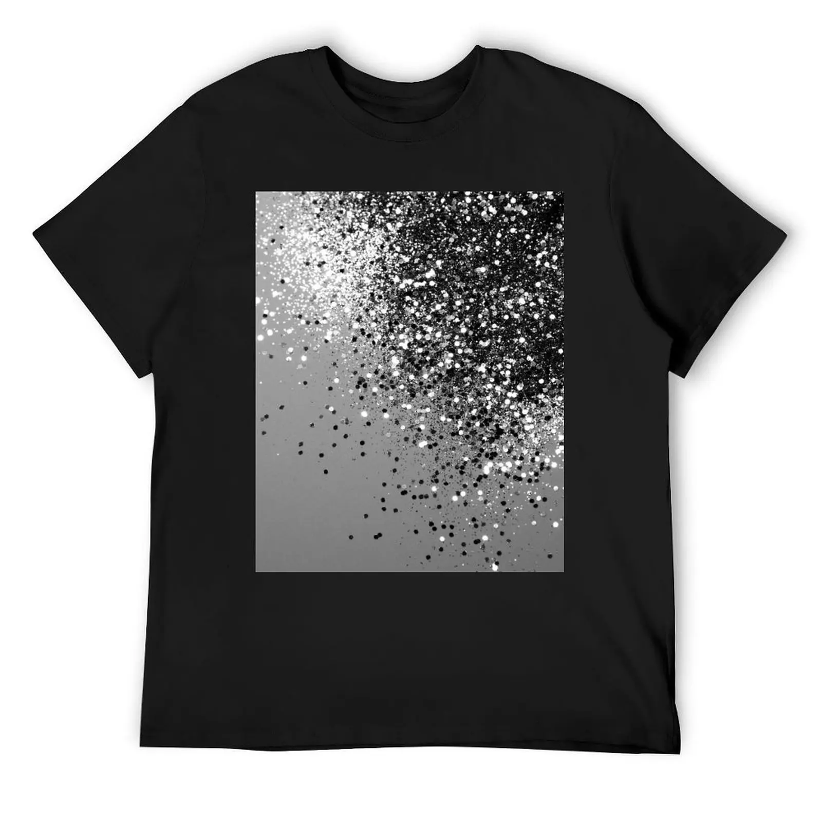 

Silver Gray Lady Glam #1 (Photo of Glitter Only - Not Reflective) T-Shirt graphic tee shirt blanks sublime shirts men graphic