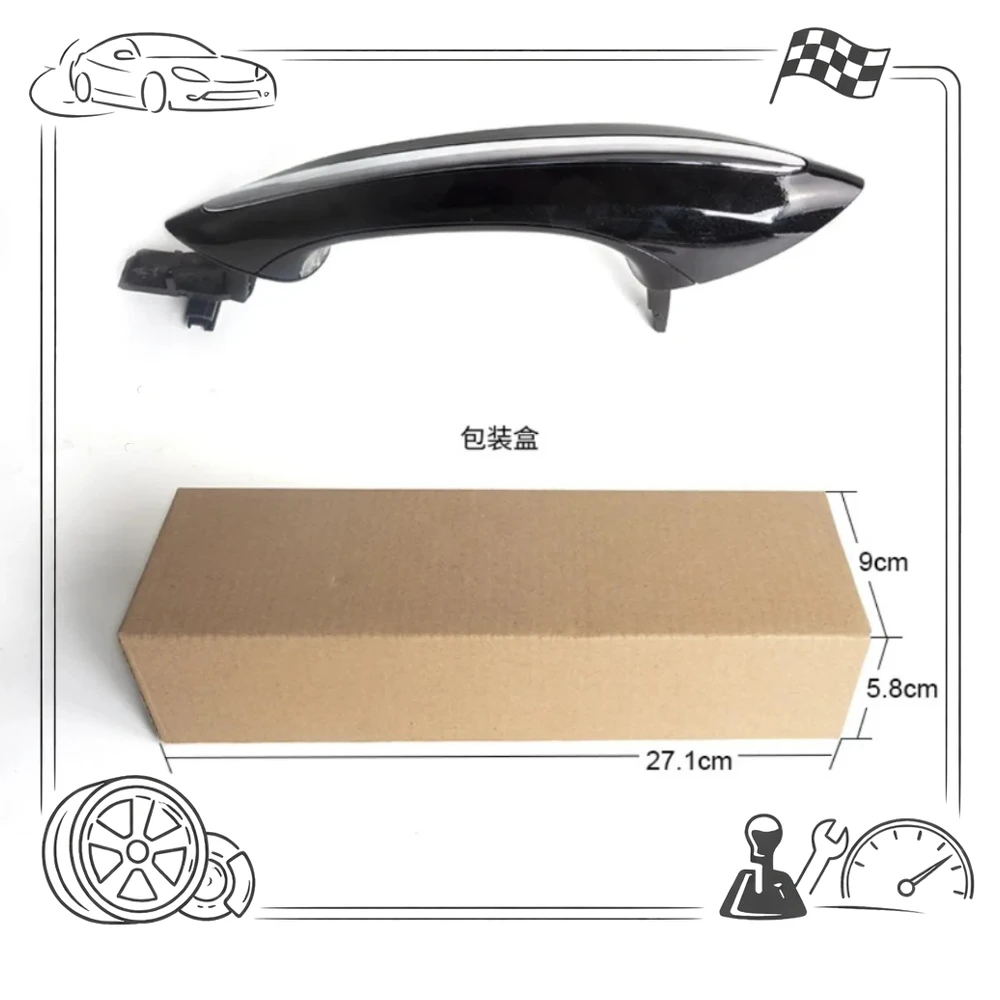 

Для BMW F10 F11 F18 F06 F12 F13 F02 F07 F01 F02 F03 F04: Сменная наружная дверная ручка с бесключевым доступом и подсветкой, автомобильный аксессуар