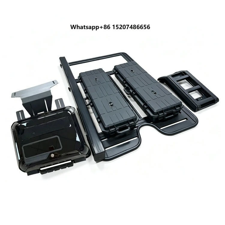 Aluminium Alloy Roof Rack Set for  Car Luggage Storage Rack Roof Platform Side Ladder Box