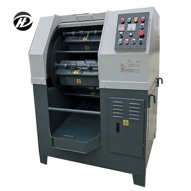 High-Speed Centrifugal Metal Surface Polishing Buffing Machine Customized with Core Motor Rotating Barrel