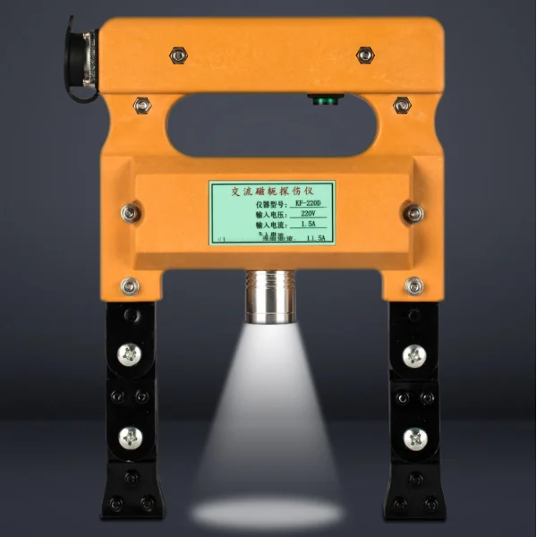 Ac-dc magnetic particle flaw detector Portable rechargeable magnetic yoke weld flaw detector lifting force standard test block