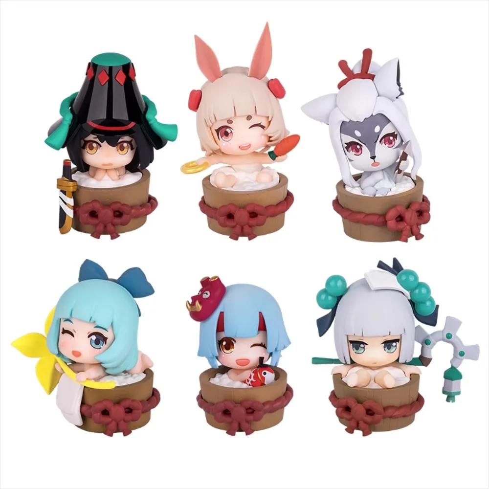 

In Stock Original Genuine Qing Cang Onmyoji Hot Spring Series Q Version Game Character Model Animation Character Action Toy