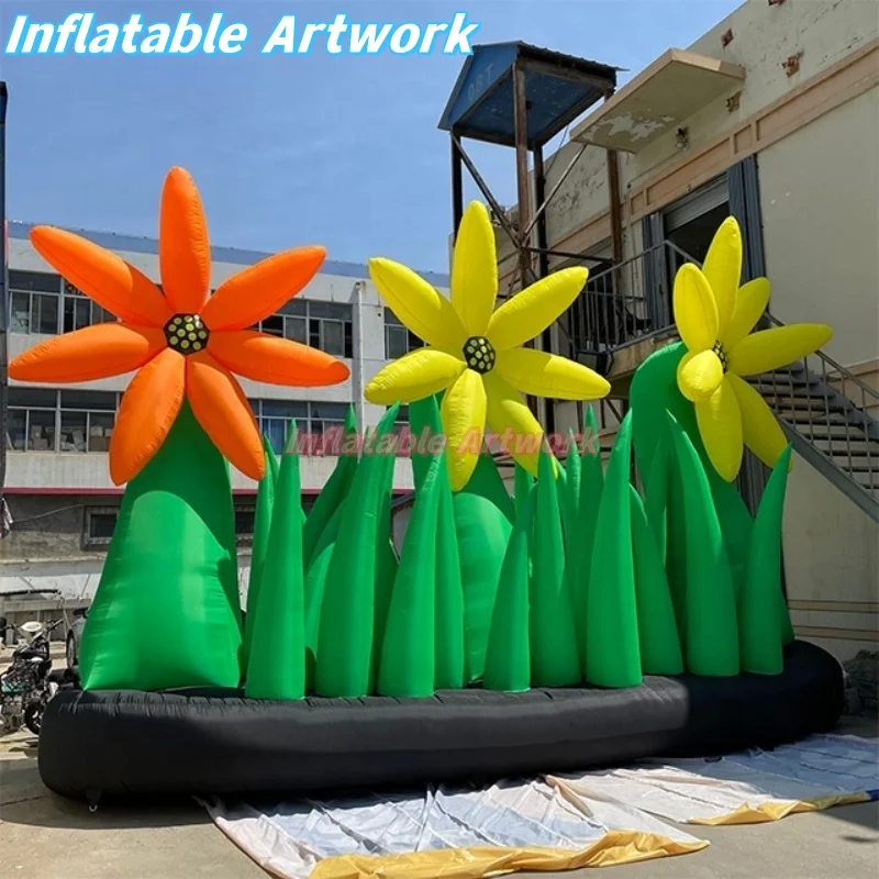 

Customized Giant Air Blown Flower Decorations for Year End Party Theme Toys