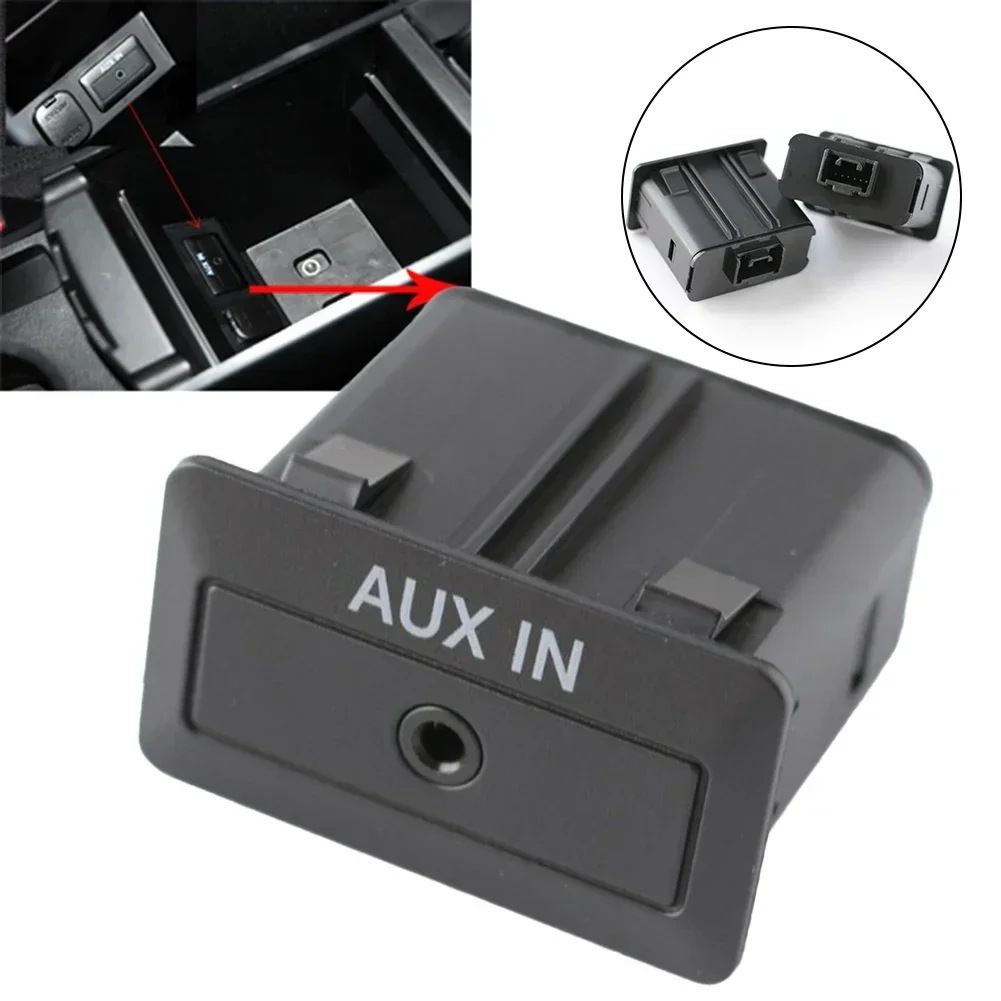 

AUX Audio Socket Car AUX Interface Car Audio Upgrade Practical Design Quick Installation Wear-Resistant Material