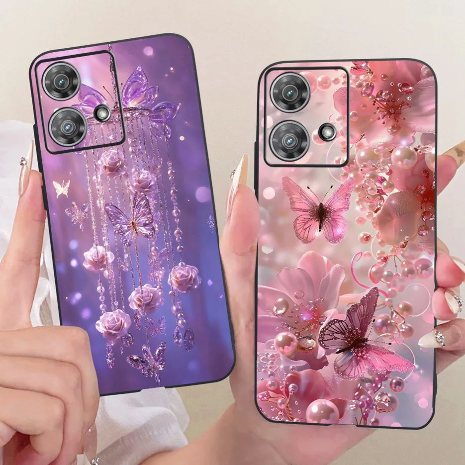 حافظة لهاتف موتورولا إيدج 40 نيو XT2307-1 غطاء مطلي على شكل تنين النمر الرائع حافظة من السيليكون الناعم لهاتف موتورولا إيدج 40 Edge40 نيو Fundas #4