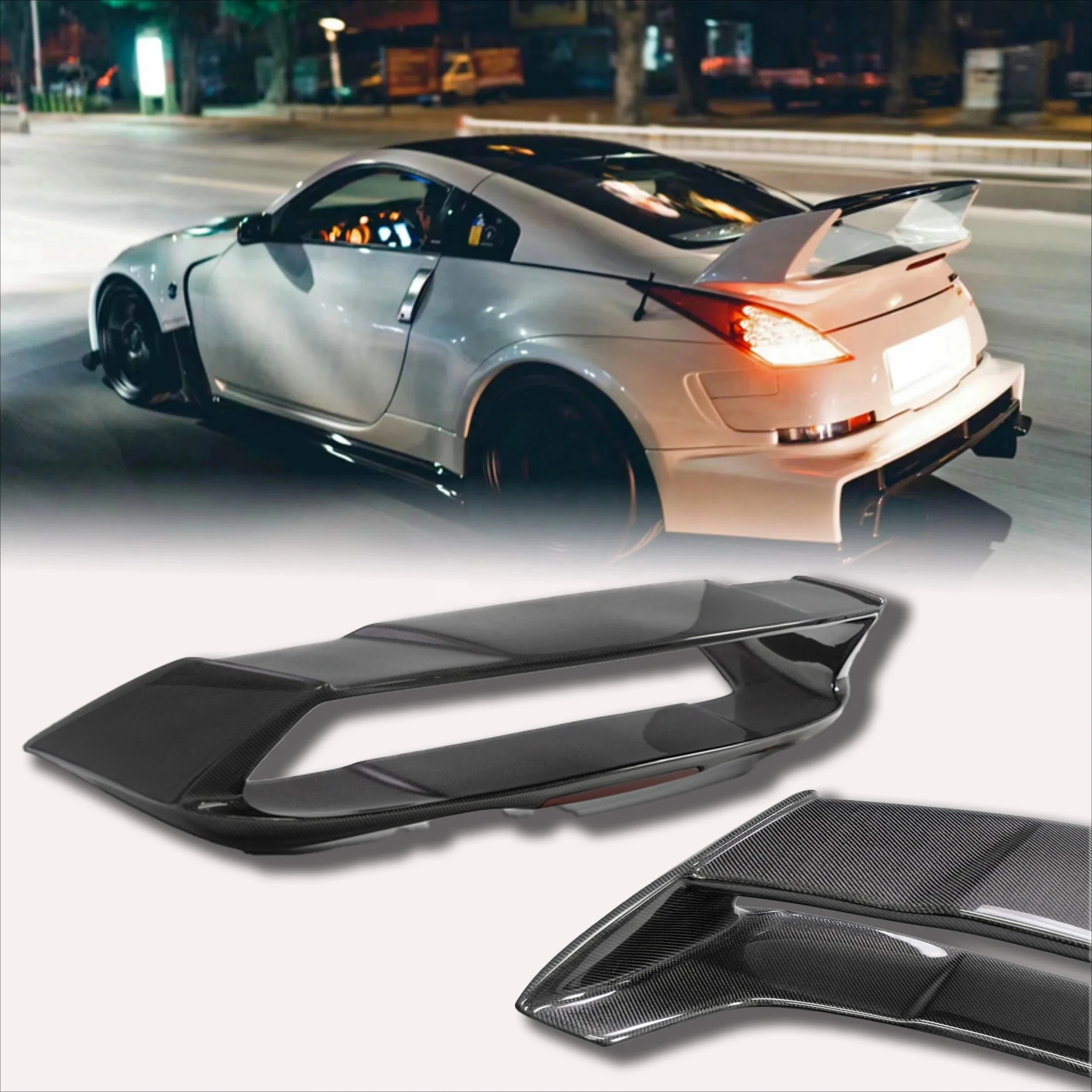 

Rear Spoiler for NISSAN 350Z 2003-2008 Z33 AM Type