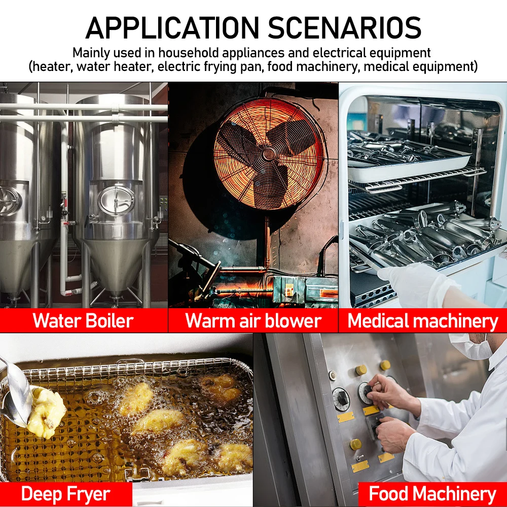 Obrotowy regulator temperatury termostat AC 250 V 16A tarcza 50 do 300 stopni Celsjusza przełącznik kontroli temperatury do piekarnika elektrycznego