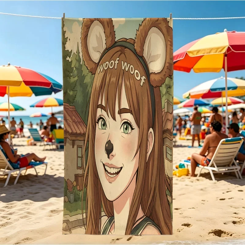 Serviette de plage, serviette de piscine, serviette de camping, serviette de bain, couverture à séchage rapide pour les voyages et les vacances, motif Euphoria Season 3.