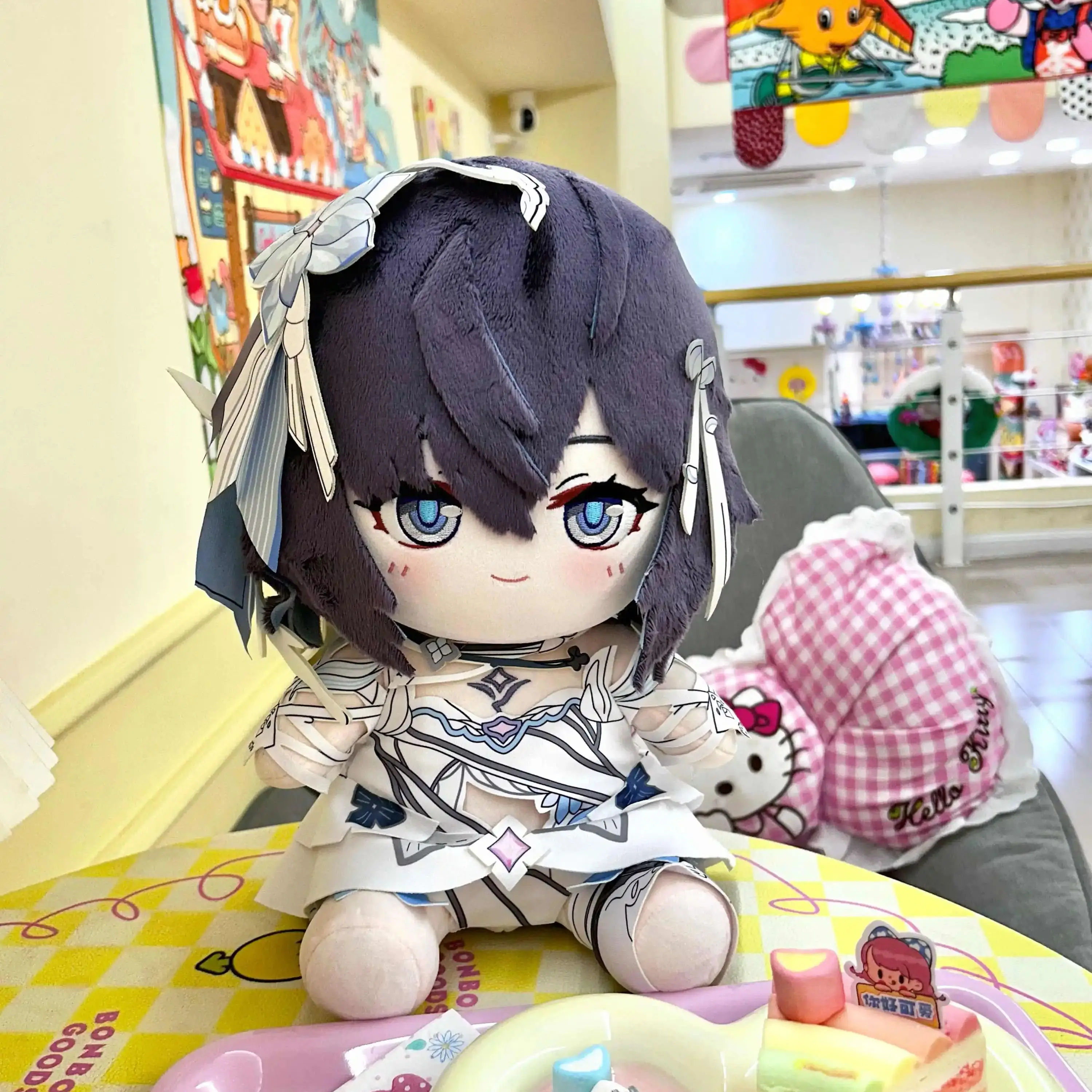 Game Honkai Impact 3 Seele Vollerei Herrscher of Rebirth 30cm Plush Sitting Posture Doll Body Cartoon Dress Up Toys Pillow Gift