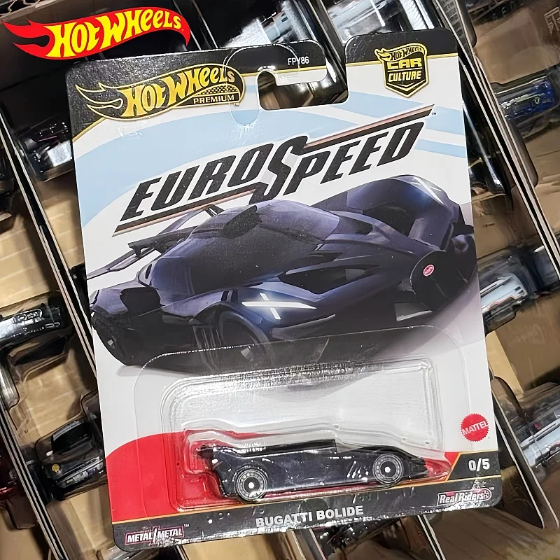 

Коллекционная модель автомобиля Hot Wheels Automotive Culture Hidden Model 0 European Speed Bugatti Bolide, масштаб 1:64, литая под давлением, подарок