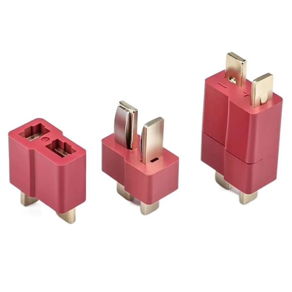 10Pair AM1015-M/F T Style Anti-skidding Plug Connector Set Female/Male 500V 20A for RC Lipo Battery ESC Helicopter Charging