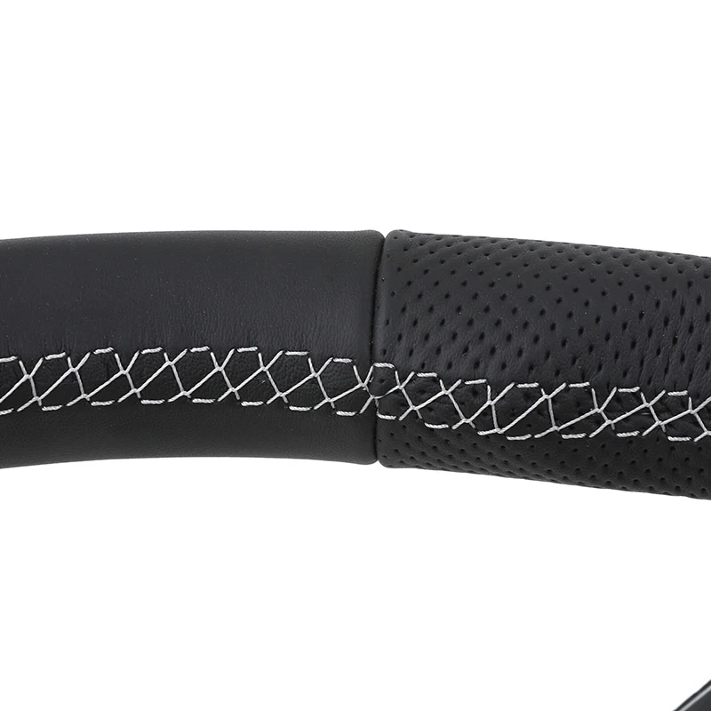 RELI Custom Volant Lenkrad Flat Bottom Half Perforated Leather Steering Wheel for Audi RS TT TTRS RS3 RS4 RS5 RS6 RS7 R8 C8 Q5 B view 4