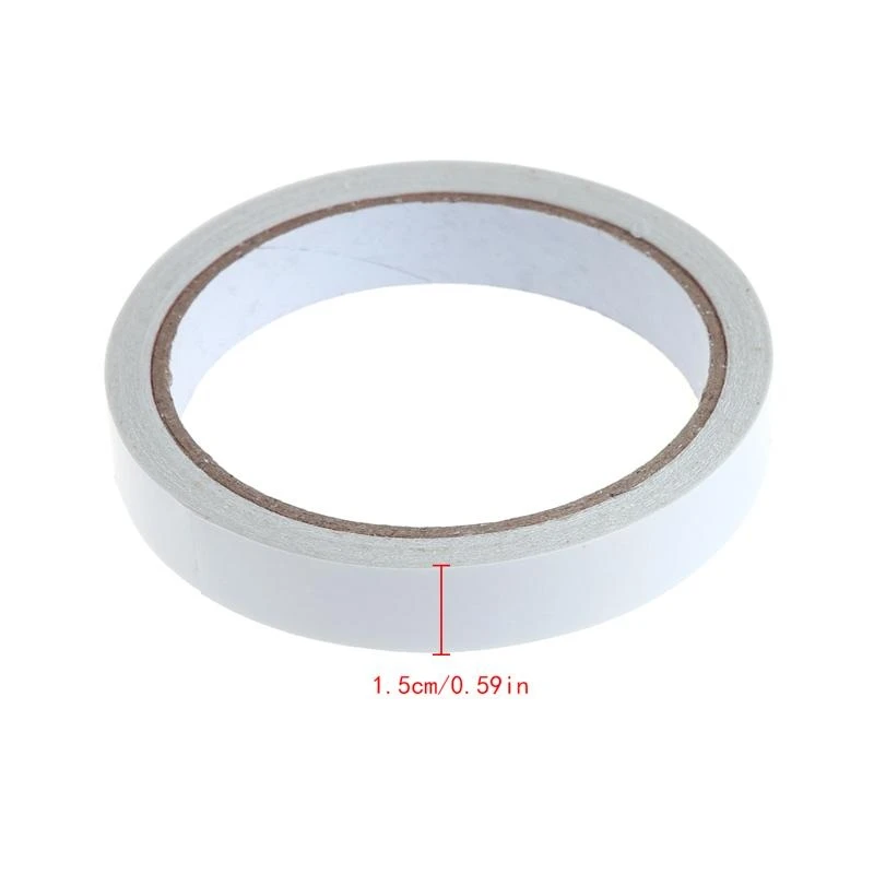 L1EE 12M 5MM-15MM شريط لاصق مزدوج الوجه قوي للقرطاسية المكتب المنزلي