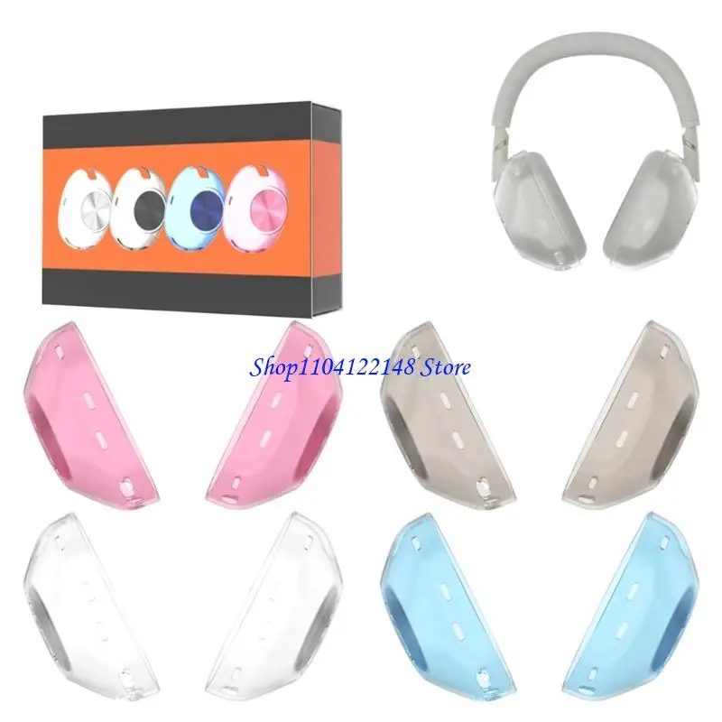 P9FA Flexible TPU Sleeve Headphones Outer Shell Protectors for WH-1000XM6 Shield and Maintain Your Earphones