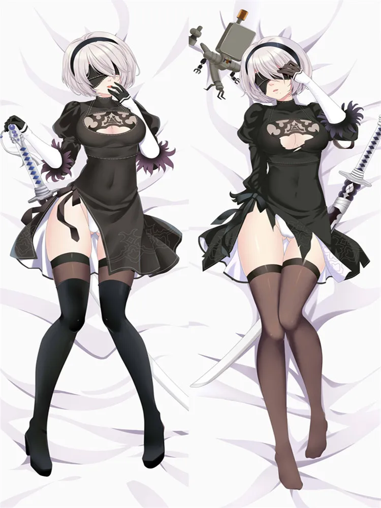 

YoRHa No.2 Тип B наволочка аниме дакимакура Двусторонняя наволочка для подушки с принтом женская Прямая поставка может быть сделай сам