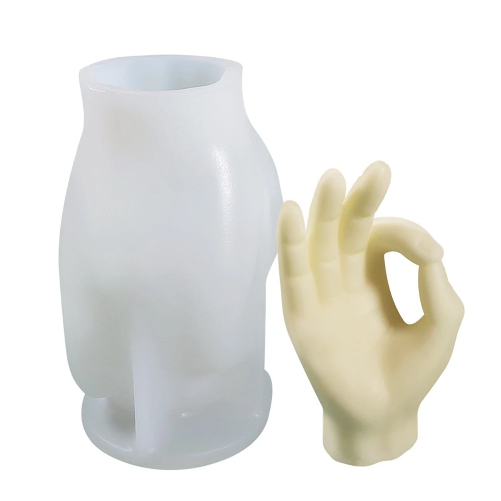 

Hand shaped Candle Silicone Mold DIY Candlestick Hand Gypsum Candle Silicone Mold Scented Making Tools 3D DIY Handmade Fragrance