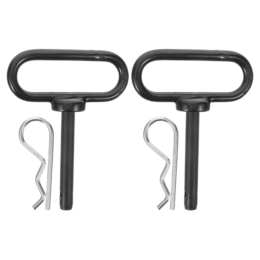 

2 Pcs Lawn Mower Equalizer Sway Hitch Pins Hay Wagon Bolt Trailer Hooks Anti Wobble Lock for Tractor Mechanical Clip