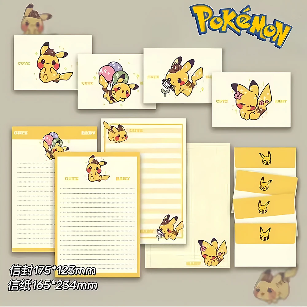 1/2/4 teile/satz Pokemon Pikachu Serie Cartoon set kreative grußkarte geburtstag Valentinstag geschenk urlaub