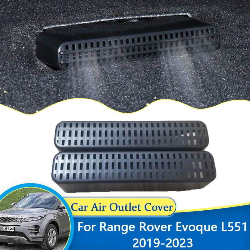 Cubierta protectora de rejilla para conducto de aire acondicionado, tapa de salida para Range Rover Evoque L551, 2019, 2020, 2021, 2022, 2023, accesorios para coche