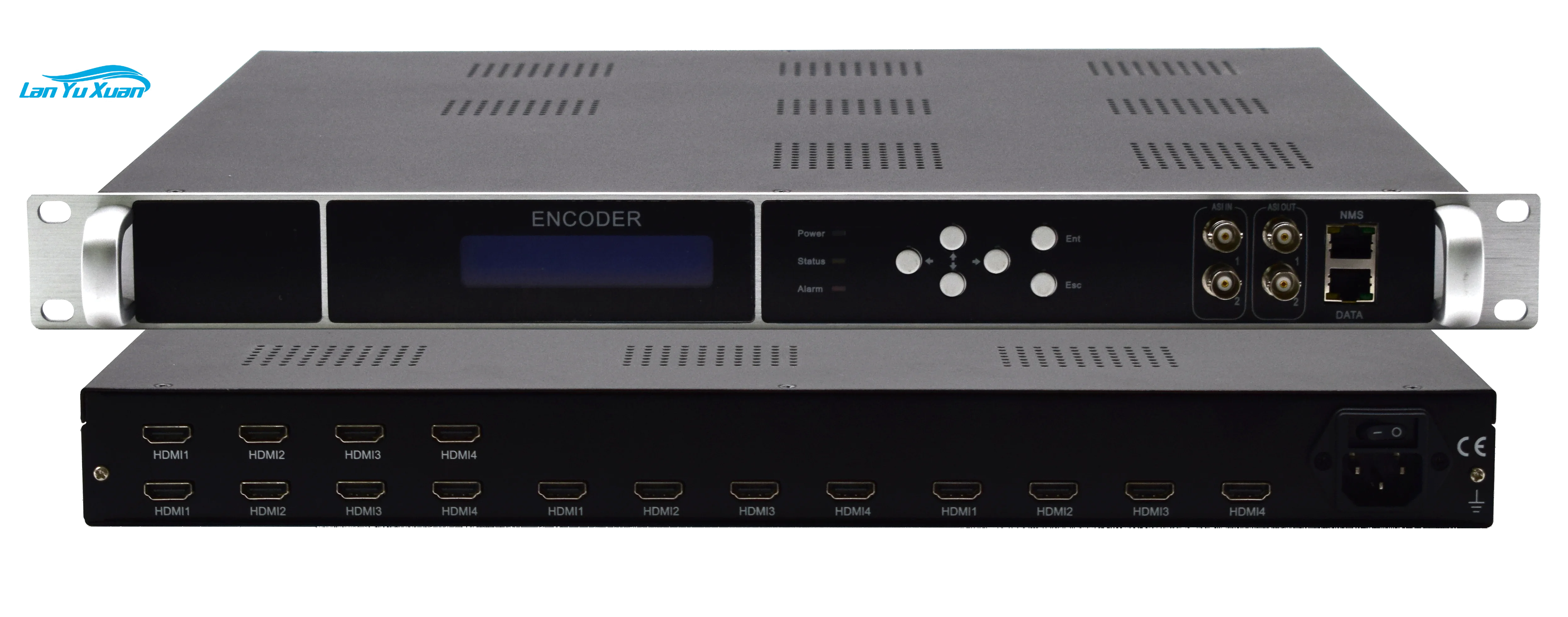 Q316 16 Channels HD 1080P MPEG4 AVC H.264 to Digital TV RF Video Encoder Modulator for CATV Headend
