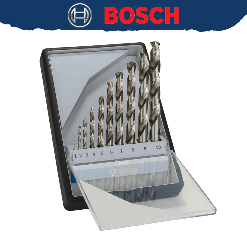 bosch-2607010535-robust-line-メタルドリルビットセット-10-ピース-超硬合金-頑丈で耐久性のあるアクセサリー-プロフェッショナル